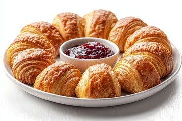 mini croissants on table