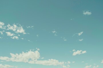 Wall Mural - soft smooth white clouds with pastel color of sky.for abstract background