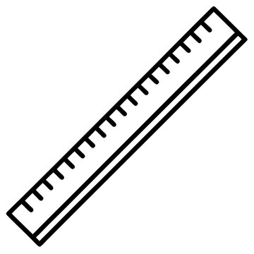 Modern Minimalism Ruler Flight Vector Art