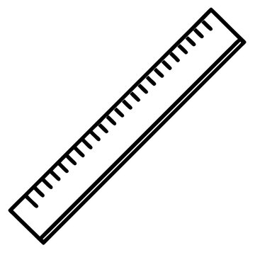 Modern Minimalism Ruler Flight Vector Art