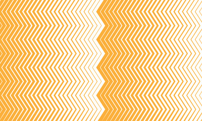 Aufkleber - abstract orange big to small repeat line wave pattern.