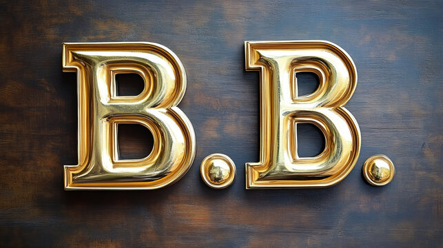 Set of alphabet symbols and elements of letter B - also as emblem, such a logo. Jpeg version also available in gallery