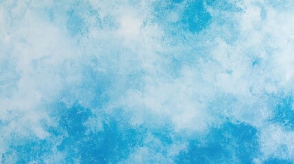 Poster - Blurred light blue gradient background with subtle grainy texture for vintage-inspired designs