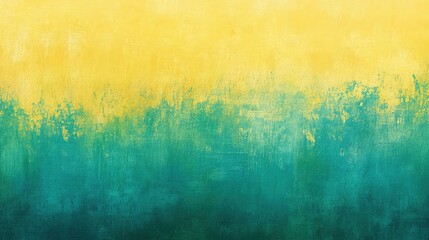 Poster - Bright gradient background transitioning from yellow to teal with soft grainy details, ideal for energetic designs