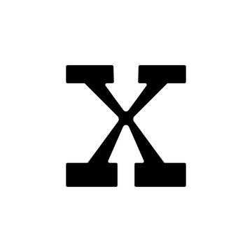 Letter X logo. Icon design. Template elements - vector sign symbol