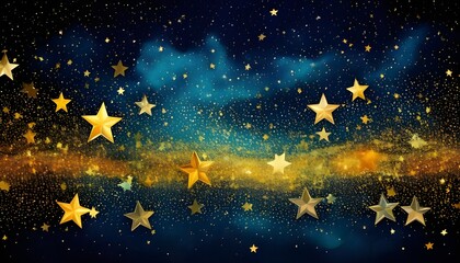 Wall Mural - Background with stars