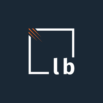 initial monogram logo with square style design.