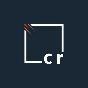 initial monogram logo with square style design.