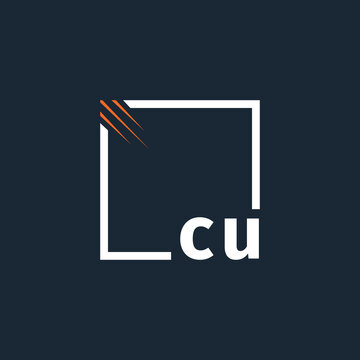 initial monogram logo with square style design.