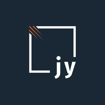 initial monogram logo with square style design.
