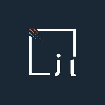 initial monogram logo with square style design.