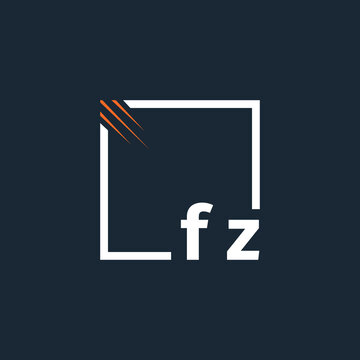 initial monogram logo with square style design.