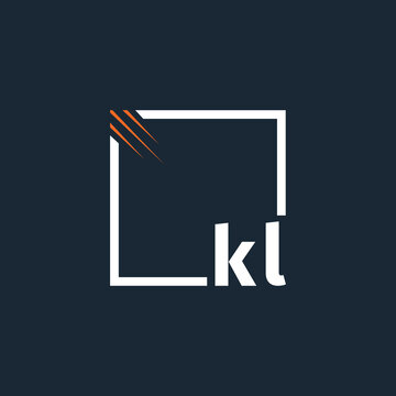 initial monogram logo with square style design.