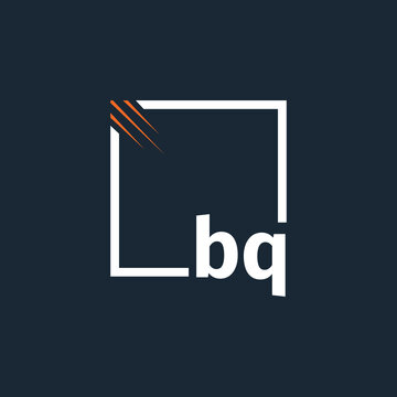 initial monogram logo with square style design.