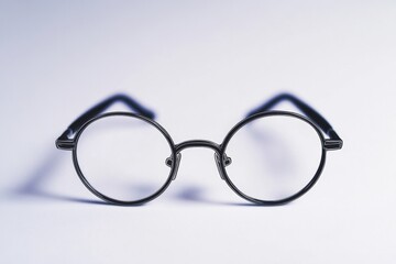 Aufkleber - A pair of glasses resting on a table