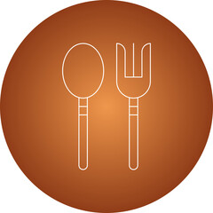 Poster - Kitchen icon single vector illustration