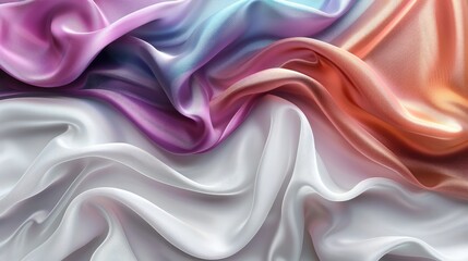 Poster - Fabrics background, minimalist aesthetic.