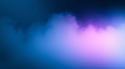 Leinwandbilder - Vibrant purple and blue gradient background creating stunning visual effect