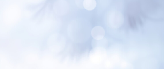 Poster - Abstract blurred lights creating pastel blue background