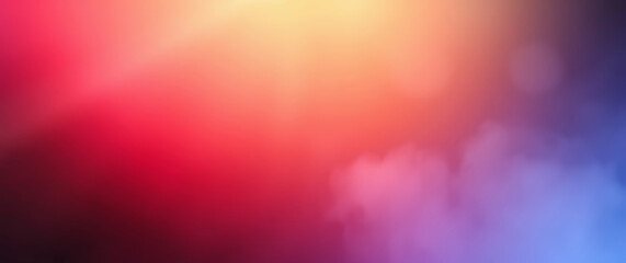 Aufkleber - Colorful abstract background blending red, orange, and blue hues