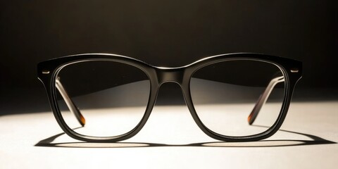 Aufkleber - A pair of glasses resting on a table surface