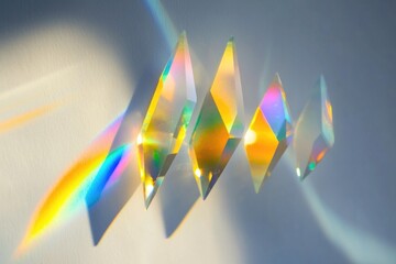 Poster - Close-up of a colorful mural featuring a rainbow, perfect for use in design projects or as a decorative element