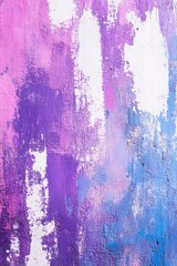 Poster - A purple and blue abstract artwork adorns the wall