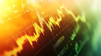 Poster - Dynamic Stock Market Data Displayed on Screen
