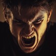 © StockUp - A young man screaming in rage, showcasing raw emotions vividly.