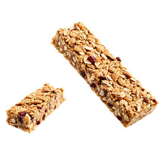 Wall Mural - granola bar isolated on transparent background