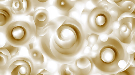 Poster - A soft, abstract design featuring swirling shapes and light gradients, creating a tranquil and elegant atmosphere.
