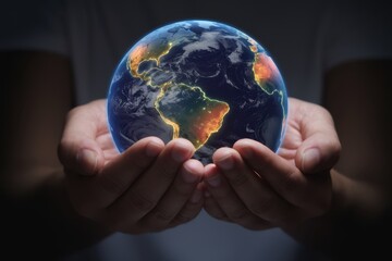 Poster - Global Business Network: A Businessman Connecting Worldwide Data Analytics