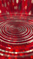 Poster - Swirling Ripples of Red Light Demonstrate the Fascinating Concept of the Doppler Effect