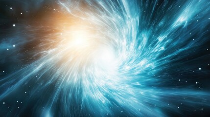 Poster - Exploring the Mysteries of Hawking Radiation in a Cosmic Dance of Light and Energy