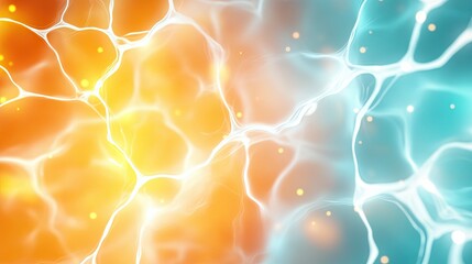 Poster - Exploring the Vibrant Dance of Colors in a Cosmic Nebula Swirling in Motion
