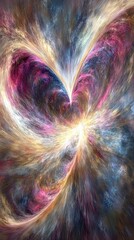 Poster - Discovering the Secrets of the Heart of the Cosmos Through Vibrant Cosmic Energies and Colors