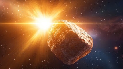 Poster - Celestial Encounter in the Kuiper Belt Unleashes a Stunning Cosmic Spectacle