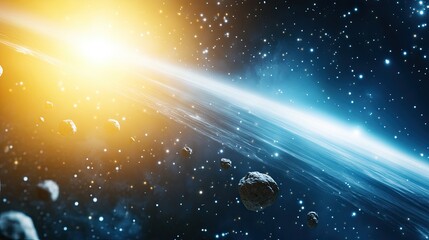Aufkleber - Explore the Majestic Beauty of the Kuiper Belt in the Outer Solar System