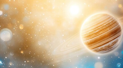Poster - Discovering the Mysteries of the Cosmos Through the Majestic Beauty of Planets and Stars