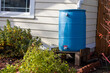 © CLShebley - Rain barrel on gutter for garden