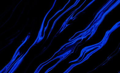 Leinwandbilder - Marble rock texture blue ink pattern liquid swirl paint black dark that is Illustration background for do ceramic counter tile white that is abstract waves skin wall luxurious art ideas concept.