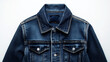 © Rabiyah - Casual denim jacket isolated on white background for everyday fashion