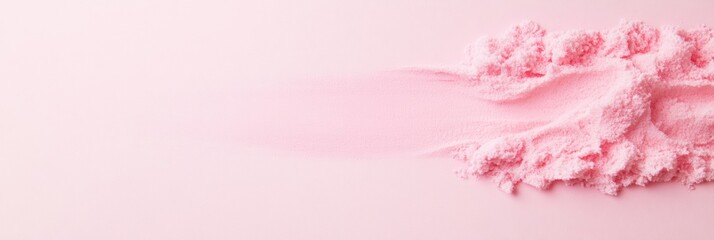 Aufkleber - Abstract Pink Powder Texture on Soft Pastel Background