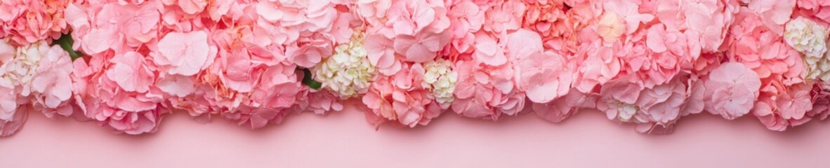 Poster - Vibrant Pink Floral Wall with Textured Flowers