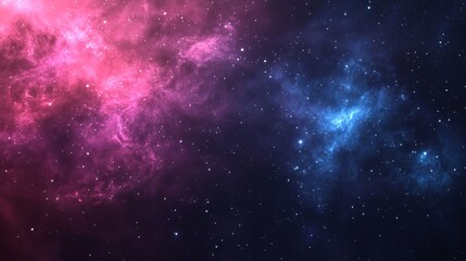 Wall Mural - Light Purple, Pink vector layout with cosmic stars. Space stars on blurred abstract background with gradient. Smart design for your business advert.