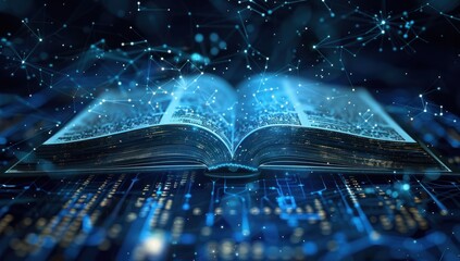 Open Book with a Digital Connection