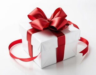 Wall Mural - gift box with ribbon