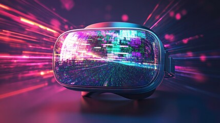 Poster - Engaging Virtual Reality Interface with Bright Colors