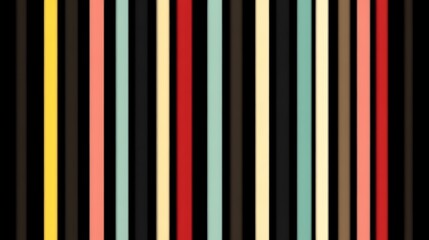 Wall Mural - Abstract Vertical Striped Pattern Design Featuring Multiple Colors