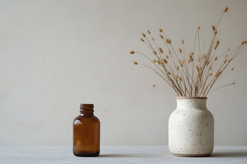 Wall Mural - Simple Rustic Vase and Bottle Decor